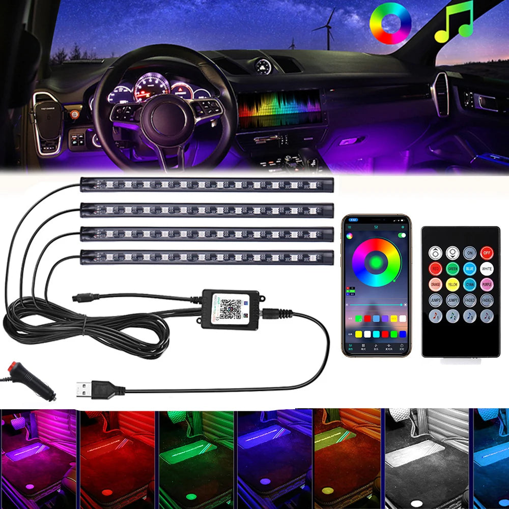 Interior LED Lighting for Car